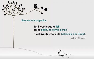 Are you a fish trying to climb a tree?