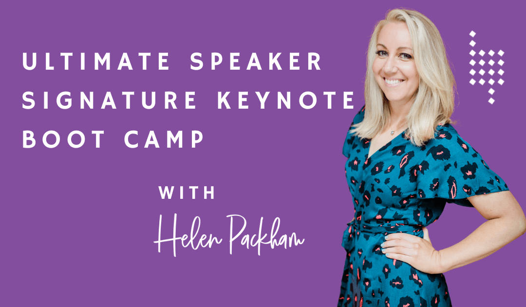 Mastering Your Signature Keynote Talk: A Step-by-Step Guide